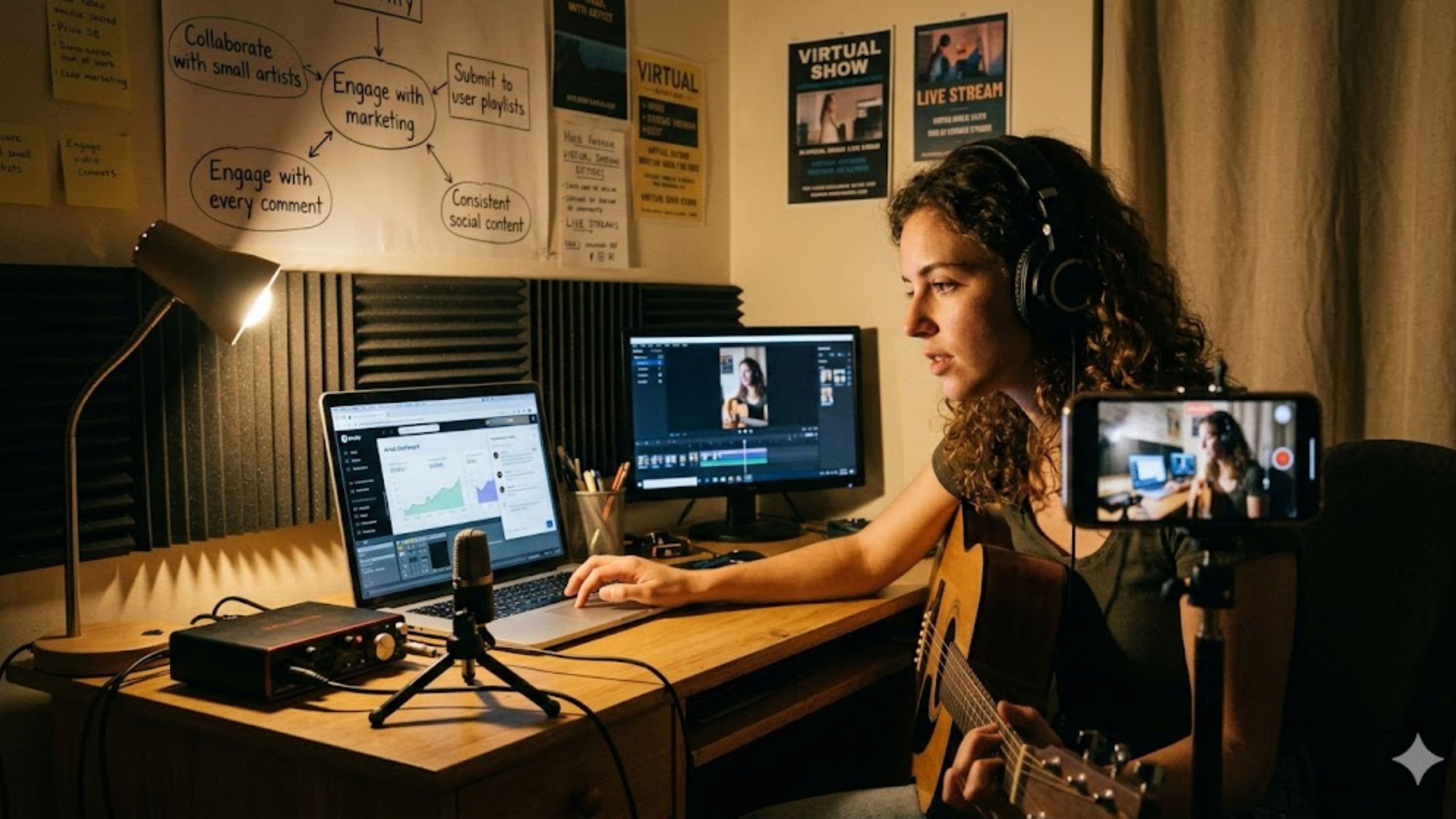 How to Build a Fanbase on Streaming Platforms Without a Marketing Budget