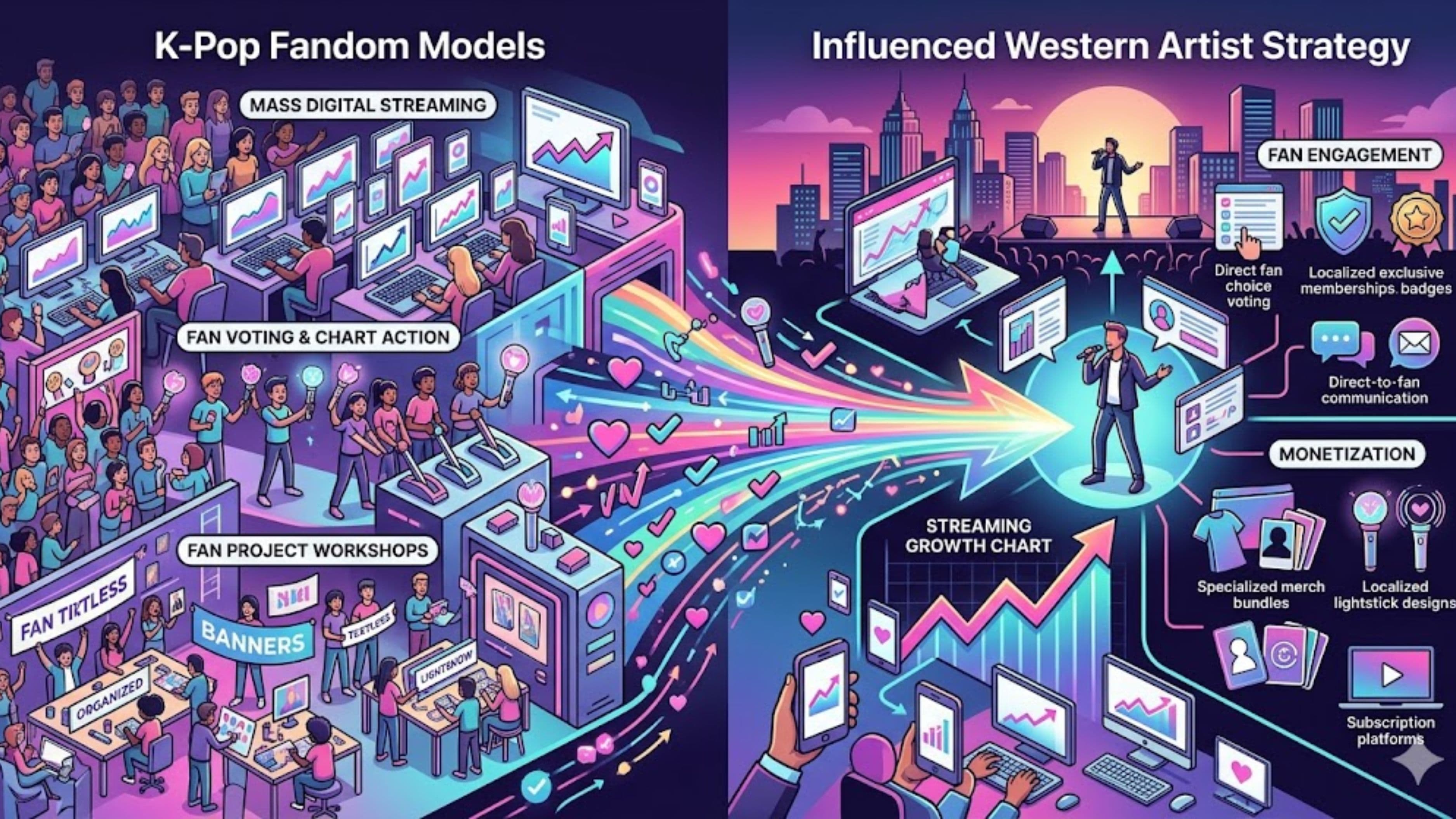 How K-Pop Fandom Models Are Influencing Western Artist Strategies