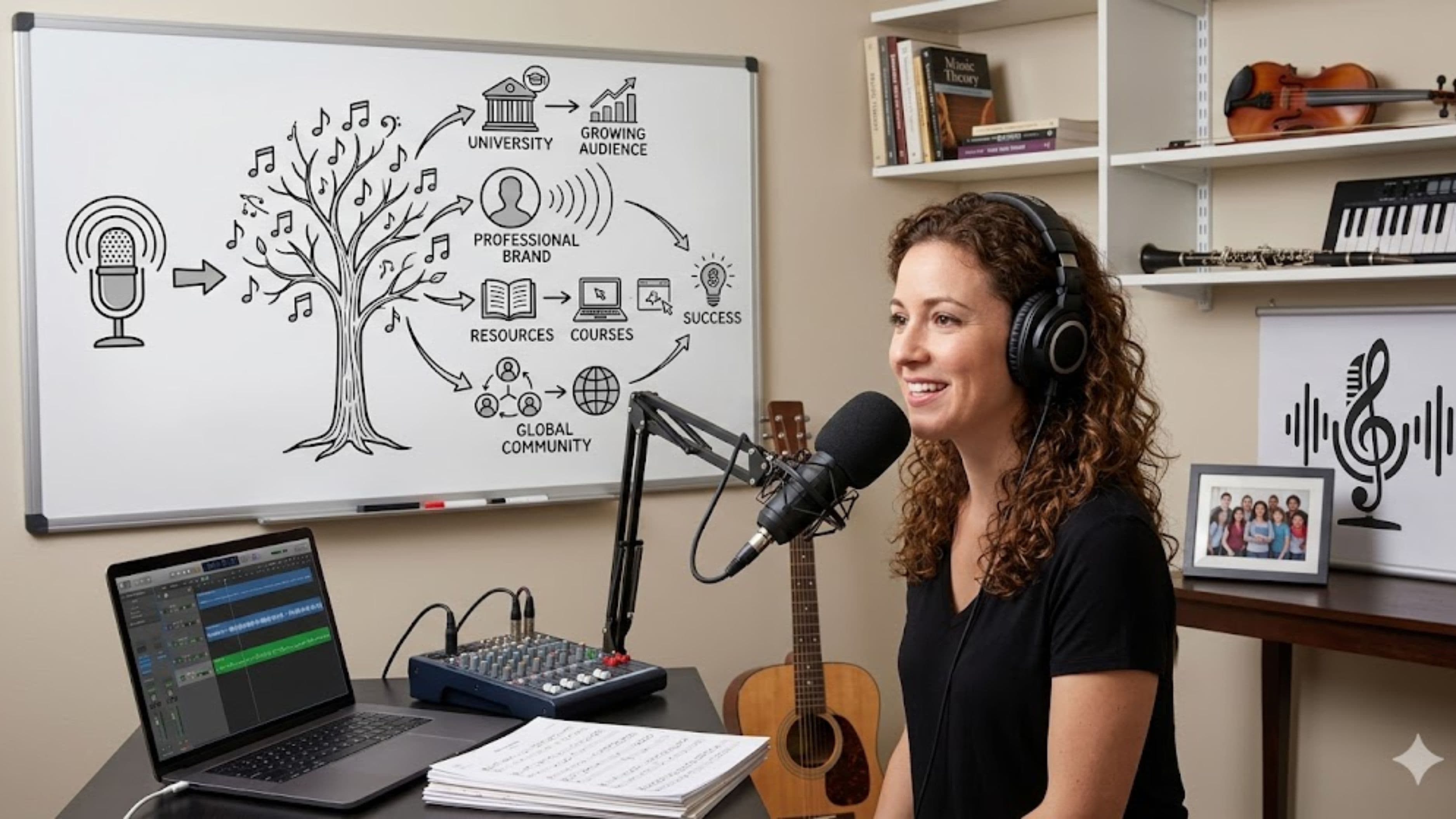 Why More Music Educators Are Using Podcasts to Build Their Brand